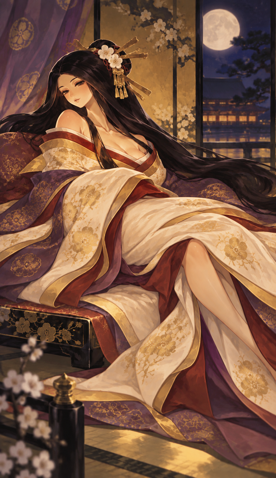 平安時代角色插畫